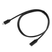 Cabo adaptador de extensão de dados, extensor de dados de 1m/3.1 pés tipo-c usb, carregamento rápido 2024 - compre barato