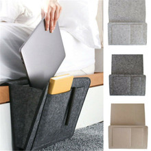 2019 Brand New Style Felt Bedside Pocket Caddy Storage Organizer Bed Desk Bag Sofa TV Remote Holder 2024 - buy cheap
