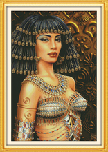 Cleopatra People Canvas Arts Crafts Sewing Cross Stitch Kits 11CT Printed Embroidery DIY Handmade Needlework Wall Home Decor 2024 - buy cheap