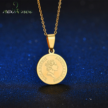 Nextvance Stainless Steel Queen Elizabeth II Pendant Necklace For Women Gold Head Portrait Coin Necklace Party Gift Dropshipping 2024 - buy cheap