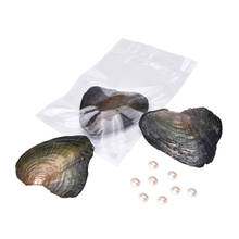 Пресноводный Вакуумный пакет из жемчуга Oyster Wish, жемчужная Мидия с жемчугом внутри, разные цвета жемчуга, таинственный подарок-сюрприз 2024 - купить недорого
