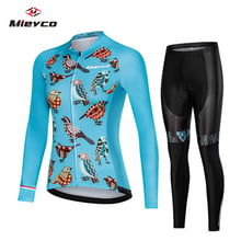 Bird Printing Women Cycling Jerseys Set 2020 Mountain Bike Clothing Racing Bicycle Clothes Ropa Ciclismo Girls long Pants 2024 - buy cheap