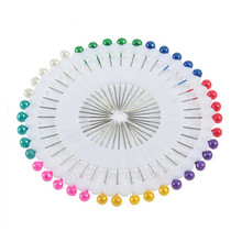 40PCS 1.5" Colorful Round Pearl Straight Head Pins , Dressmaking Sewing Pin Craft Tool AA7507 2024 - buy cheap