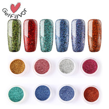Gelfavor Nail Powder 1g Magic Mirror Pigment Glitter 16 Colors Beauty Manicure UV/LED Cured Nail Art Shinning Designed Nails 2024 - buy cheap