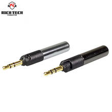 2pcs 3Poles Stereo Gold Plated Male Plug 2.5mm Mini Audio 2.5mm Jack Connector for Repairing Headphone Earphone 2024 - buy cheap