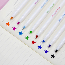 Conjunto de canetas estrela gel, 8 cores 0.4mm, delineador, canetas de tinta, desenho, arte, papelaria, escritório, material escolar, eb982 2024 - compre barato