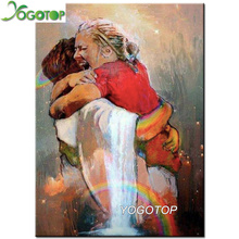 YOGOTOP Diy Diamond Painting Cross Stitch Kits 5D Drill Embroidery Mercy God's Hug Home Decor Full Square Mosaic Pictures QA343 2024 - buy cheap