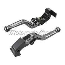 ЧПУ Короткие Рычаги тормозной муфты для BMW F800GT F800R F800GS F800ST F800S F700GS F650GS F 700 650 800 GS серый Регулируемый рычаг 2024 - купить недорого