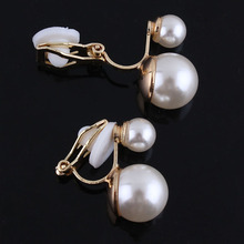 Grace Jun-pendientes de perlas de imitación para mujer y niña, accesorio de joyería con abalorios en 3 colores a elegir 2024 - compra barato