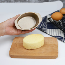 3-дюймовая овальная форма для пудинга антипригарная Золотая чизкейка для выпечки торта Оловянная сковорода форма для хлеба 3D DIY кухонные инструменты для выпечки формы для выпечки 2024 - купить недорого