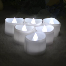 24pcs Battery operated LED Candle tealight Flameless Flicker wavy Tea Light W/Timer(6 hrs On/18 hrs Off) Wedding Christmas Decor 2024 - buy cheap