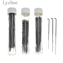 Lychee-Juego de agujas de fieltro de 3 tamaños, 100 uds, aguja de mano, herramientas de costura DIY 2024 - compra barato