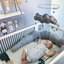 New 185cm Comfortable Baby Pillow Children Crocodile Pillow Cushion Baby Infant Bed Crib Fence Bumper Kid's Room Decoration Toys 2024 - buy cheap