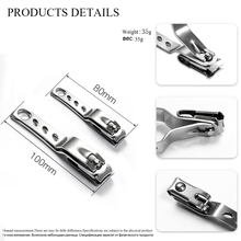 1pc Professional Stainless Steel Nail Cutter Rotary Cuticle Nail Clipper Fingernail Toenail Clipper Trimmer Nail Art Tools 2024 - buy cheap