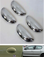 FUNDUOO For Peugeot 206 206cc 207 BYD F0 New Chrome Car Door Handle Cover Cup Bowl Trim Sticker Car Styling 2024 - buy cheap