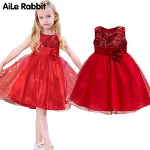 2018 ограниченное количество, детские платья Aile Rabbit для девочек, свадебвечерние, Модное пышное платье, жилет без рукавов, брендовая детская одежда 2024 - купить недорого