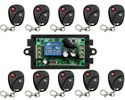 New DC12V 1CH 1 Circuitos de RF Sistema de interruptor de controle remoto sem fio, 10X + Transmissor 1 X Receptor, luz/lâmpada/janela/Portas de Garagem 2026 - compre barato