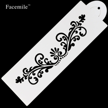 Gift Stencil Decorative Flowers Leaves Cupcake Stencil Gift Mould Frostings Spray Cookie Stencils Cup Gift Decorating Tool 2024 - buy cheap