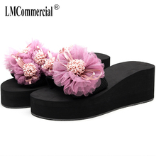 Summer Flowers Student Slippers Outside Sandals Fashionable Holiday Seaside Tourist Beach Shoes luxury shoes women designers 2024 - buy cheap