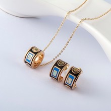 R&X Bijoux Women Anniversary Romantic Fashion Jewelry Dubai Ensemble Necklace/earrings Classic Jewelry Sets Trendy Dieraden Sets 2024 - buy cheap