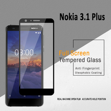 3D Full Glue Tempered Glass For Nokia 3.1 Plus Full Cover 9H Protective film Screen Protector For Nokia 3.1 Plus X3 2024 - buy cheap