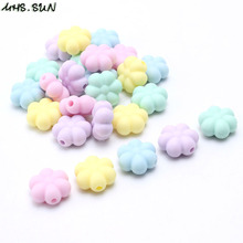 MHS.SUN 50PCS Food Grade Silicone beads 14MM Nursing Chewing Teething Bead For Baby Teethers Necklace Jewelry DIY Toy BPA Free 2024 - buy cheap