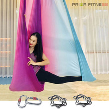 New High Strength Colorful Aerial Yoga Hammock 5mx2.5m Anti-Gravity Yoga Belts For Exercise Yoga Top Air Yoga Hammock Swing Bed 2024 - buy cheap