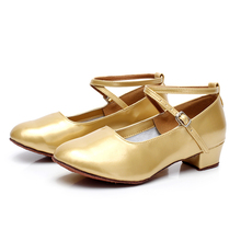 New Arrival Girl's Low Heel Modern Dance Shoes Women's Ballroom Tango Salsa Latin Dancing Shoes 2024 - buy cheap