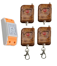 New 220 v 1 ch remote control switch 1 piece receiver + 4 piece transmitter circuit diagram visible