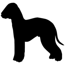10.2*9.5CM Bedlington Terrier Dog Car Cover Scratch Decorative Decal Cartoon Animal Personality Car Sticker C6-0138 2024 - buy cheap