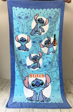 Disney Stitch Frozen Elsa Anna Mickey Mouse bath towel cotton soft breathable children boy girl adult beach towel gift 60x120cm 2024 - buy cheap