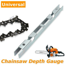 Universal Chainsaw Chain Depth Gauge Guide Bar Groove Cleaner & File Guide Tool 173x11x15mm 2024 - buy cheap