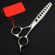 professional 5.5 inch 440c 8 & 14& 18 Teeth thinning shears cutting barber cut hair scissors hairdressing scissors Free shipping 2024 - buy cheap