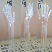 Free Shipping!! Best Quality Clear Hand Mannequin Transparent Mannequin Hand Hot Sale 2024 - buy cheap