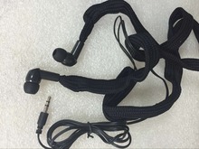 3.5mm cloth braid Earbuds T-shirt Earphones stereo plug , 1.2M braid cord for MP3 MP4 Cellphone, Singapore free shipping 2024 - buy cheap