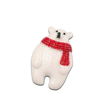 LF 10Pcs Resin Christmas Snowman Bear Patch Decoration Crafts Flatback Cabochon Embellishments For Scrapbooking   Accessories 2024 - buy cheap