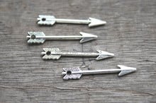 30pcs Arrow charms, Antique tibetan silver Arrow Charms, Arrow Pendants 30x5mm 2024 - buy cheap