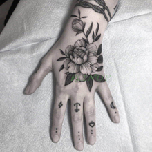 À prova d' água Etiqueta Do Tatuagem Temporária Rose Flor Lua Âncora Flash Tatoo Falso Tatto Braço Mão Pé de Trás Tato para Menina Mulheres homens 2024 - compre barato