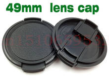 10pcs 49mm Snap-On Lens Front Camera Lens Cap Cover without rope for 49mm lens filter DSLR Lens Protector 2024 - buy cheap