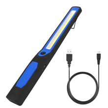 Портативный COB флэш-светильник фонарь USB Перезаряжаемый светодиодный рабочий светильник Магнитный COB Lanterna подвесной фонарь с крюком для кемпинга на открытом воздухе 2024 - купить недорого