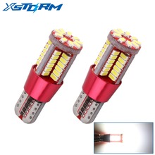 2Pcs T10 Led Canbus W5W 194 3014 57SMD White Auto Car Leds Bulbs Interior Reading Lights License Plate lamps 12V Car Styling 2024 - buy cheap