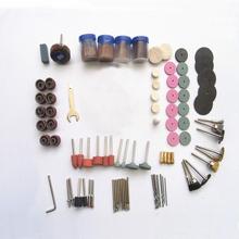 Conjunto de acessórios dremel mini broca abrasiva, ferramenta elétrica, polimento de madeira, disco de moagem de lã de aço 2024 - compre barato
