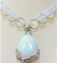 Stunning 12mm coin White Moonstone & Opal Pendant Necklace 18 ">Wholesale Lovely Women's Wedding Jewelry 2024 - buy cheap
