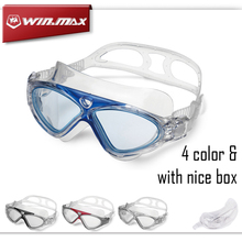 Winmax плавать Новый профессиональный анти туман и анти УФ плавательный бассейн для взрослых очки для воды очки высокое качество плавательные очки 2024 - купить недорого