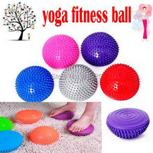 Masajeador de pies para masaje, aparato de Fitness de Media bola, punto de equilibrio de piedras, para gimnasio, YoGa y Pilates 2024 - compra barato