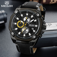 Men Watches MEGIR Top Brand Men's Fashion Sports Quartz Watch Male Military Waterproof Big Dial Chronograph Relogio Masculino 2024 - buy cheap