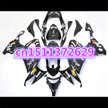 Carenagens abs para kawasaki zx 10r 08-10 ninja tablete 08 09 10 todos pretos zx10r 2008 2009 2010 2024 - compre barato