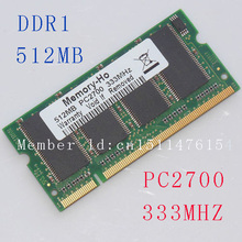 ¡Caliente! 512 MB PC2700 DDR333 200PIN SODIMM 333 mhz memoria para SO-DIMM Notebook RAM nuevos envío gratis 2024 - compra barato