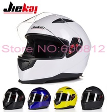 Capacete de motocicleta jiekai, capacete masculino de face completa para inverno, capacetes de motocicleta de corrida, feito de abs de quatro estações, tamanho g xg, 2020 2024 - compre barato