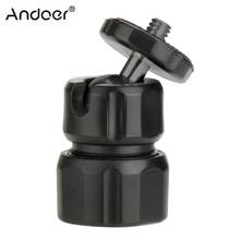 Adnoer 1/4 Screw Mount 360 Degree Rotatable Ballhead Tripod Accessory Mini ABS Ball Head  for Camera 2024 - buy cheap